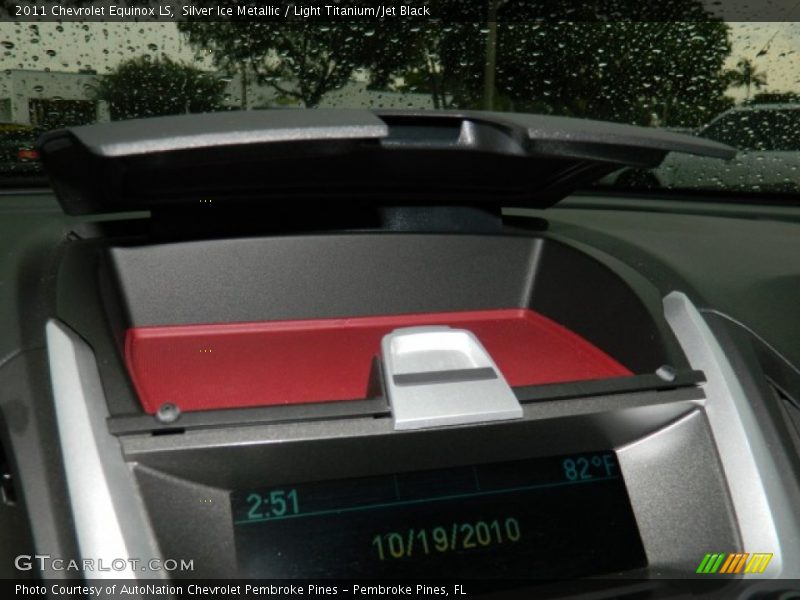 Silver Ice Metallic / Light Titanium/Jet Black 2011 Chevrolet Equinox LS
