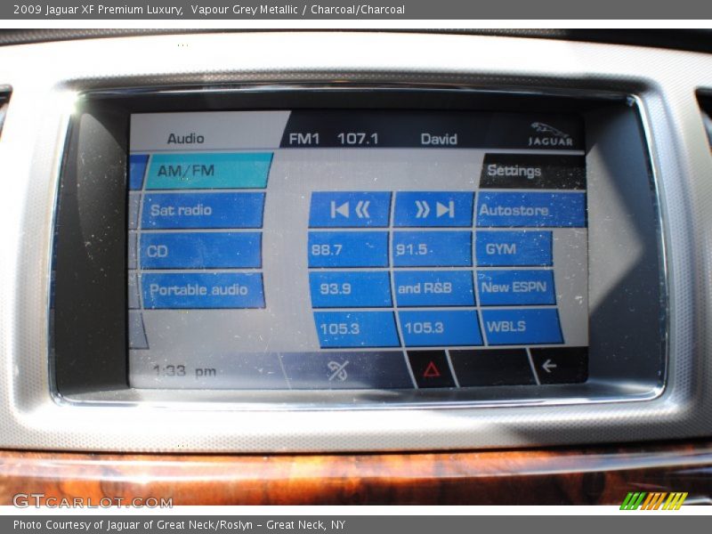 Vapour Grey Metallic / Charcoal/Charcoal 2009 Jaguar XF Premium Luxury