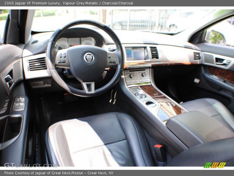 Vapour Grey Metallic / Charcoal/Charcoal 2009 Jaguar XF Premium Luxury