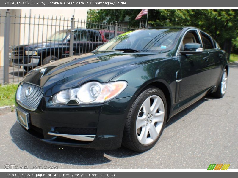 Botanical Green Metallic / Champagne/Truffle 2009 Jaguar XF Luxury