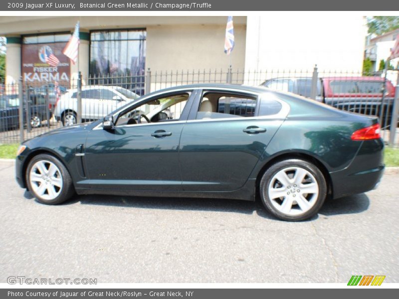 Botanical Green Metallic / Champagne/Truffle 2009 Jaguar XF Luxury