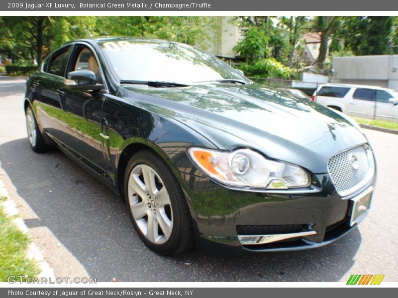 Botanical Green Metallic / Champagne/Truffle 2009 Jaguar XF Luxury