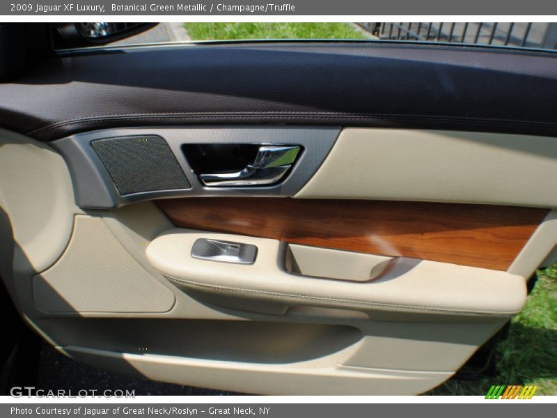 Botanical Green Metallic / Champagne/Truffle 2009 Jaguar XF Luxury