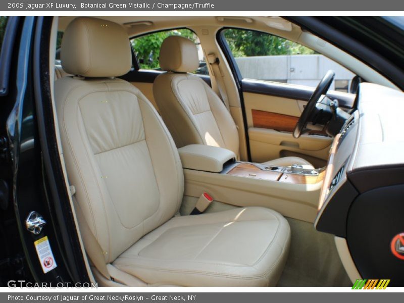 Botanical Green Metallic / Champagne/Truffle 2009 Jaguar XF Luxury