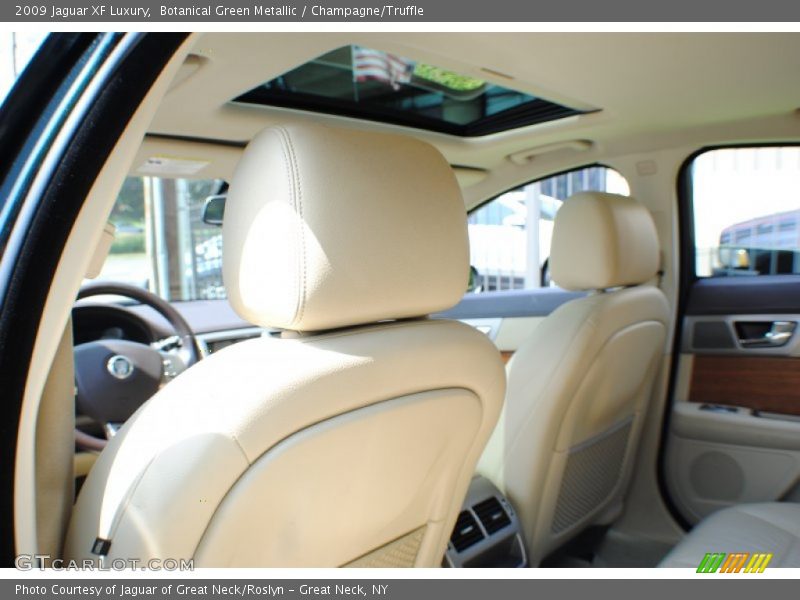 Botanical Green Metallic / Champagne/Truffle 2009 Jaguar XF Luxury