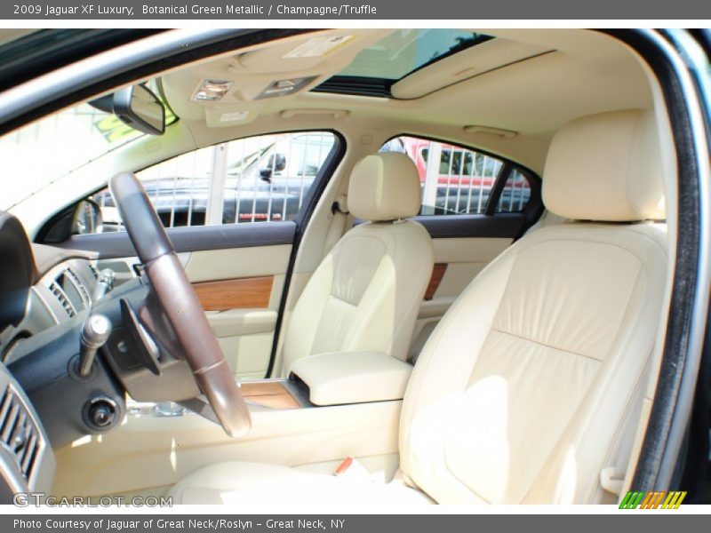 Botanical Green Metallic / Champagne/Truffle 2009 Jaguar XF Luxury