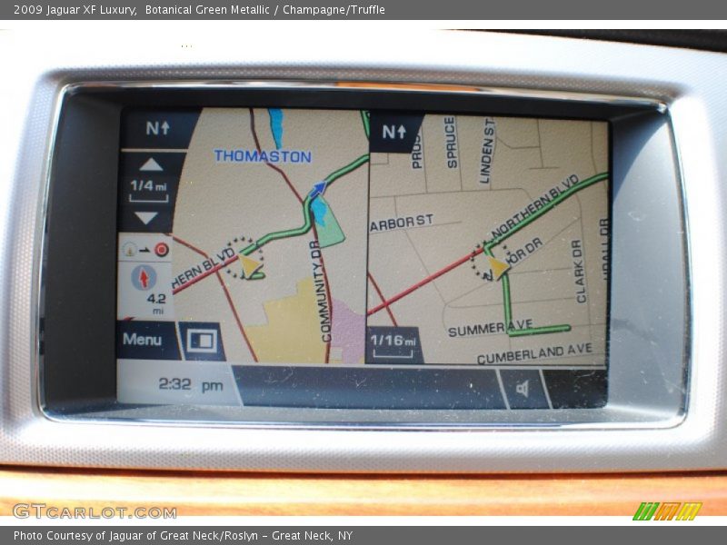 Botanical Green Metallic / Champagne/Truffle 2009 Jaguar XF Luxury
