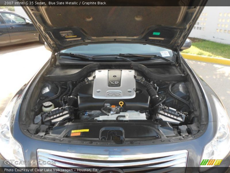 Blue Slate Metallic / Graphite Black 2007 Infiniti G 35 Sedan