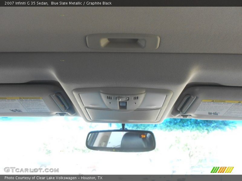Blue Slate Metallic / Graphite Black 2007 Infiniti G 35 Sedan