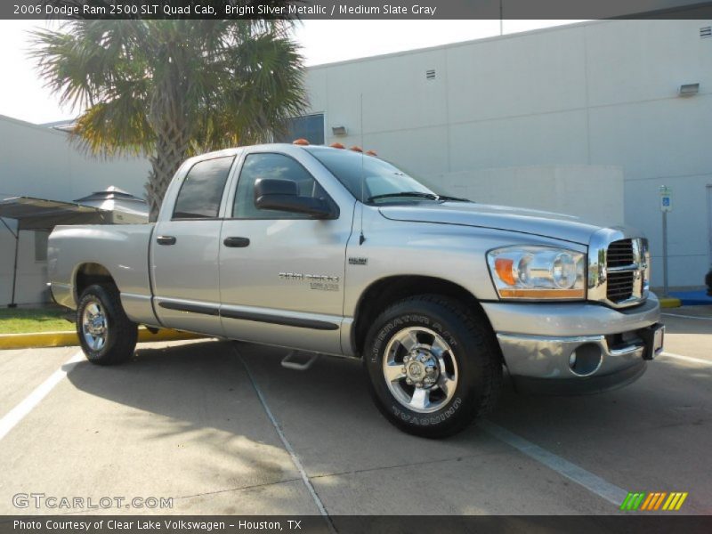 Bright Silver Metallic / Medium Slate Gray 2006 Dodge Ram 2500 SLT Quad Cab