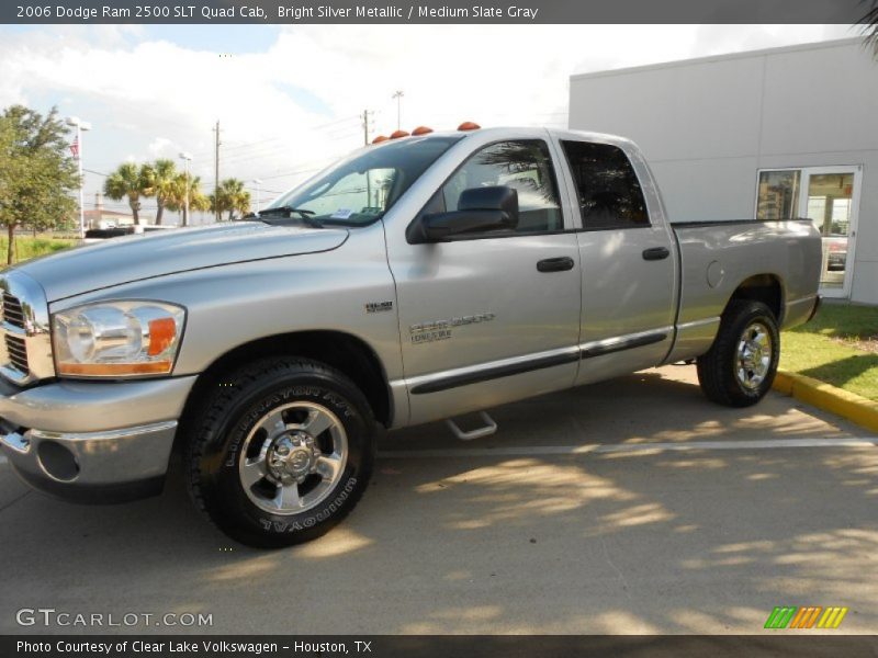 Bright Silver Metallic / Medium Slate Gray 2006 Dodge Ram 2500 SLT Quad Cab