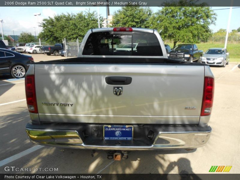 Bright Silver Metallic / Medium Slate Gray 2006 Dodge Ram 2500 SLT Quad Cab