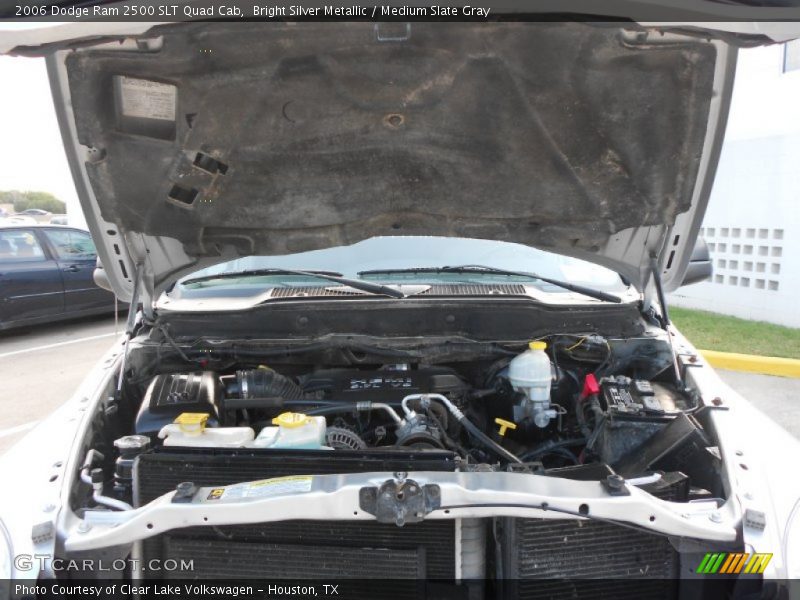 Bright Silver Metallic / Medium Slate Gray 2006 Dodge Ram 2500 SLT Quad Cab