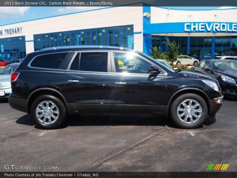 Carbon Black Metallic / Ebony/Ebony 2011 Buick Enclave CXL