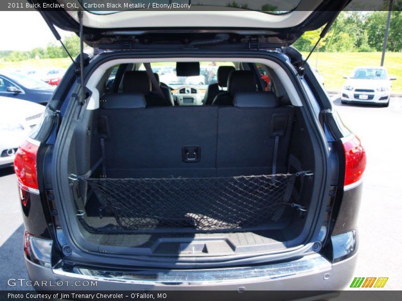Carbon Black Metallic / Ebony/Ebony 2011 Buick Enclave CXL