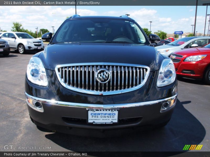 Carbon Black Metallic / Ebony/Ebony 2011 Buick Enclave CXL
