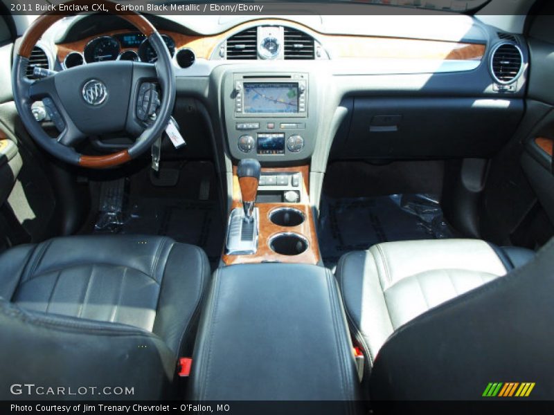 Carbon Black Metallic / Ebony/Ebony 2011 Buick Enclave CXL