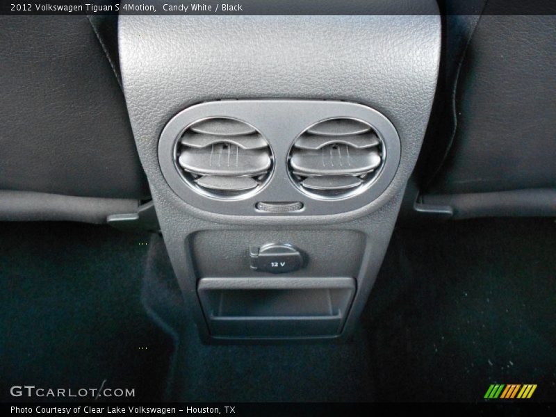 Candy White / Black 2012 Volkswagen Tiguan S 4Motion