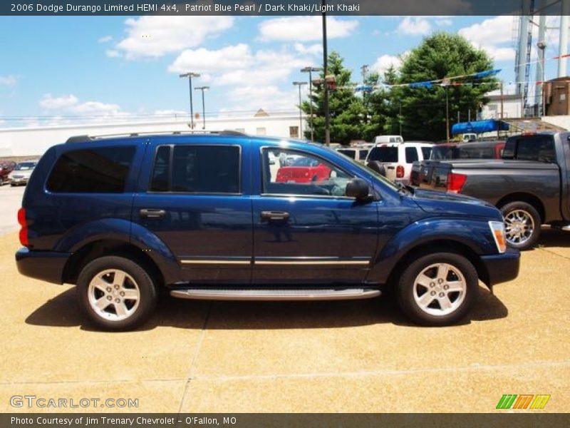 Patriot Blue Pearl / Dark Khaki/Light Khaki 2006 Dodge Durango Limited HEMI 4x4