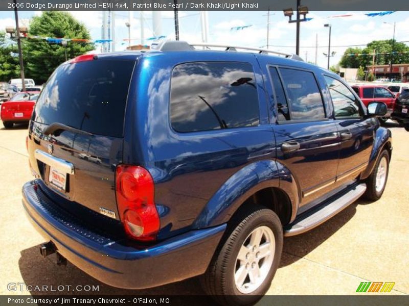 Patriot Blue Pearl / Dark Khaki/Light Khaki 2006 Dodge Durango Limited HEMI 4x4