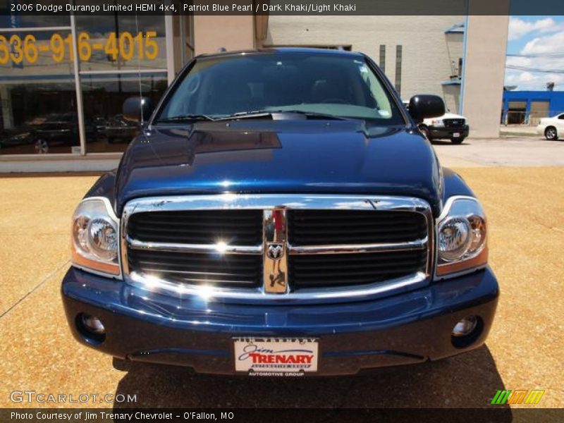 Patriot Blue Pearl / Dark Khaki/Light Khaki 2006 Dodge Durango Limited HEMI 4x4