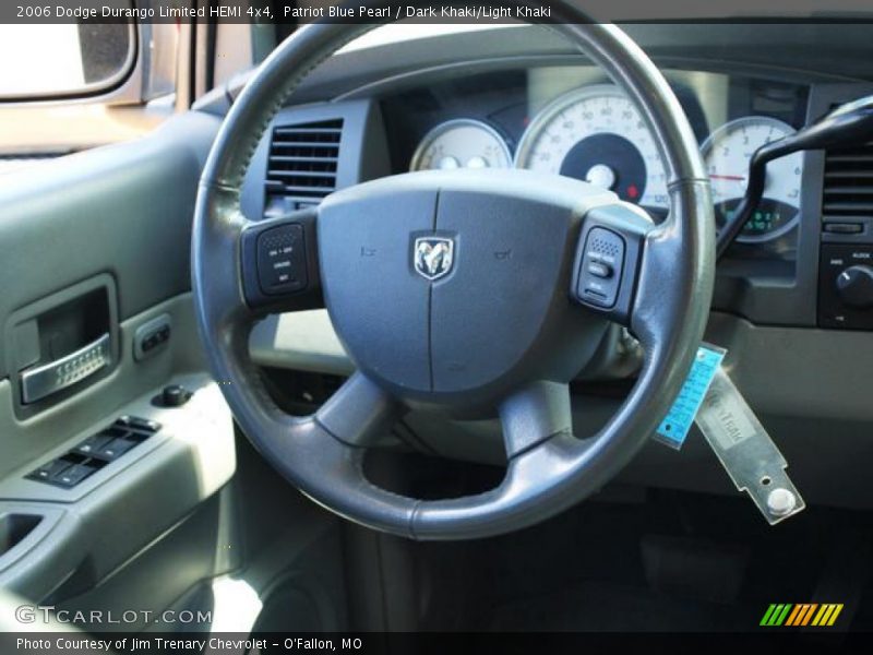 Patriot Blue Pearl / Dark Khaki/Light Khaki 2006 Dodge Durango Limited HEMI 4x4