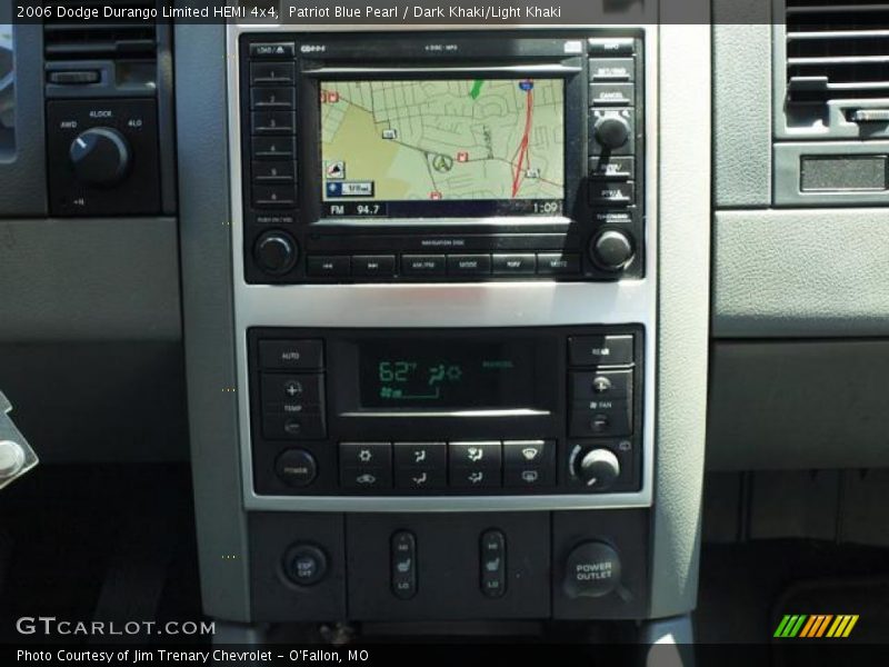 Patriot Blue Pearl / Dark Khaki/Light Khaki 2006 Dodge Durango Limited HEMI 4x4