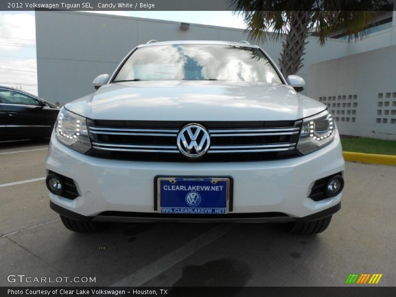 Candy White / Beige 2012 Volkswagen Tiguan SEL