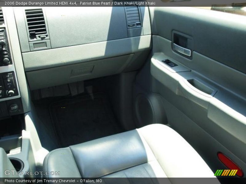 Patriot Blue Pearl / Dark Khaki/Light Khaki 2006 Dodge Durango Limited HEMI 4x4