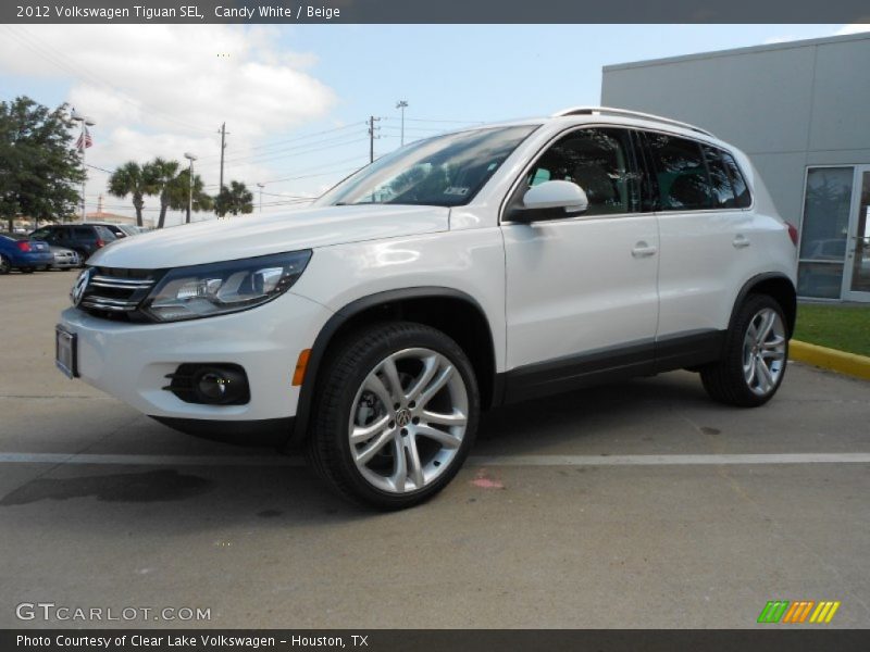 Candy White / Beige 2012 Volkswagen Tiguan SEL