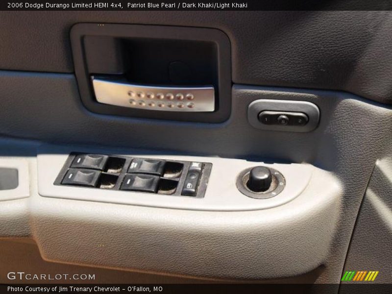 Patriot Blue Pearl / Dark Khaki/Light Khaki 2006 Dodge Durango Limited HEMI 4x4