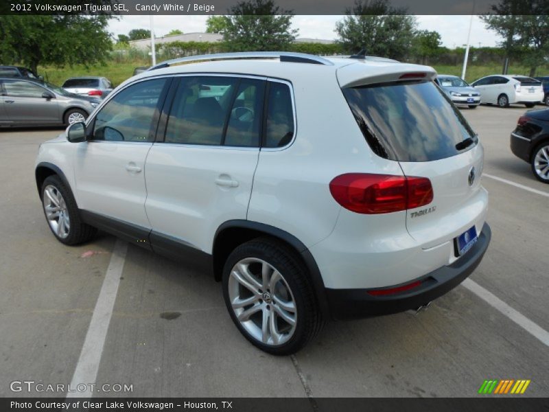 Candy White / Beige 2012 Volkswagen Tiguan SEL