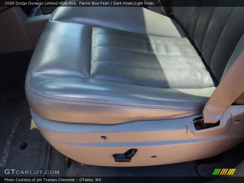 Patriot Blue Pearl / Dark Khaki/Light Khaki 2006 Dodge Durango Limited HEMI 4x4