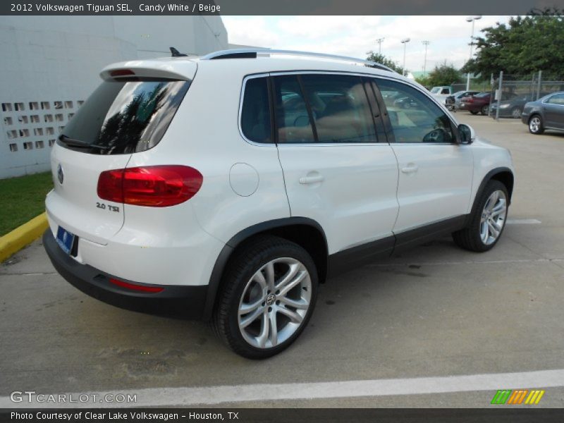 Candy White / Beige 2012 Volkswagen Tiguan SEL