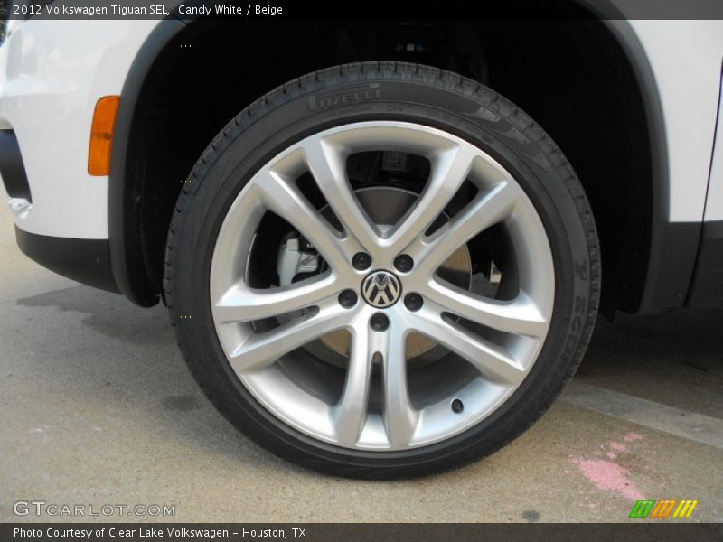 Candy White / Beige 2012 Volkswagen Tiguan SEL