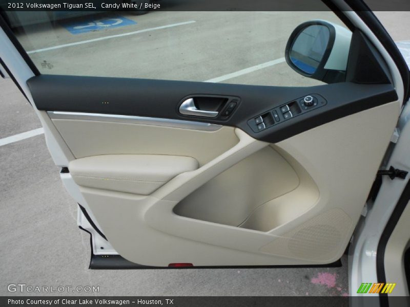 Candy White / Beige 2012 Volkswagen Tiguan SEL