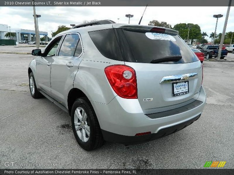Silver Ice Metallic / Jet Black 2010 Chevrolet Equinox LT