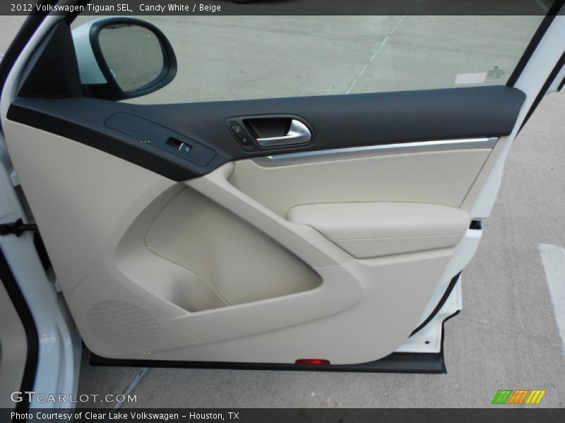 Candy White / Beige 2012 Volkswagen Tiguan SEL