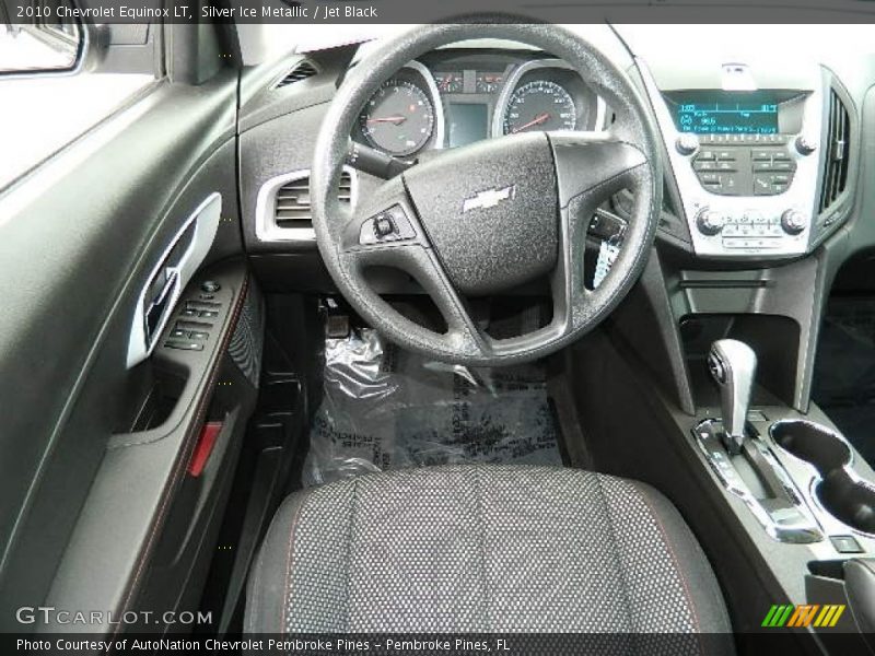 Silver Ice Metallic / Jet Black 2010 Chevrolet Equinox LT