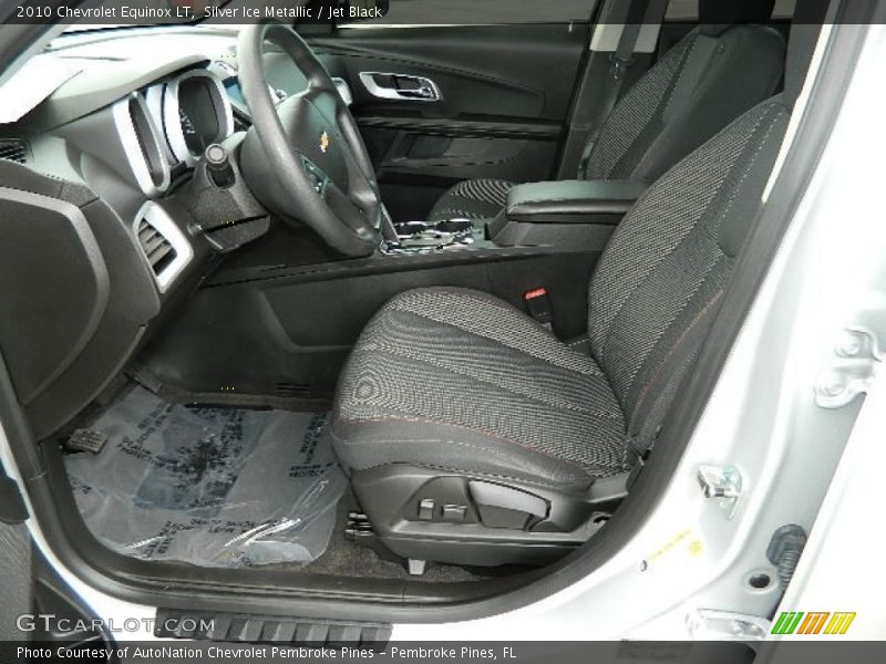 Silver Ice Metallic / Jet Black 2010 Chevrolet Equinox LT