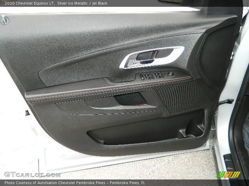 Silver Ice Metallic / Jet Black 2010 Chevrolet Equinox LT