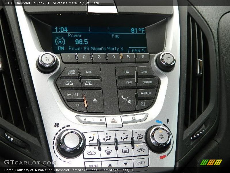 Silver Ice Metallic / Jet Black 2010 Chevrolet Equinox LT