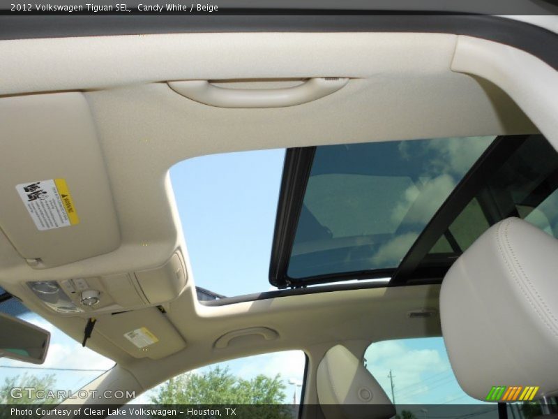Candy White / Beige 2012 Volkswagen Tiguan SEL