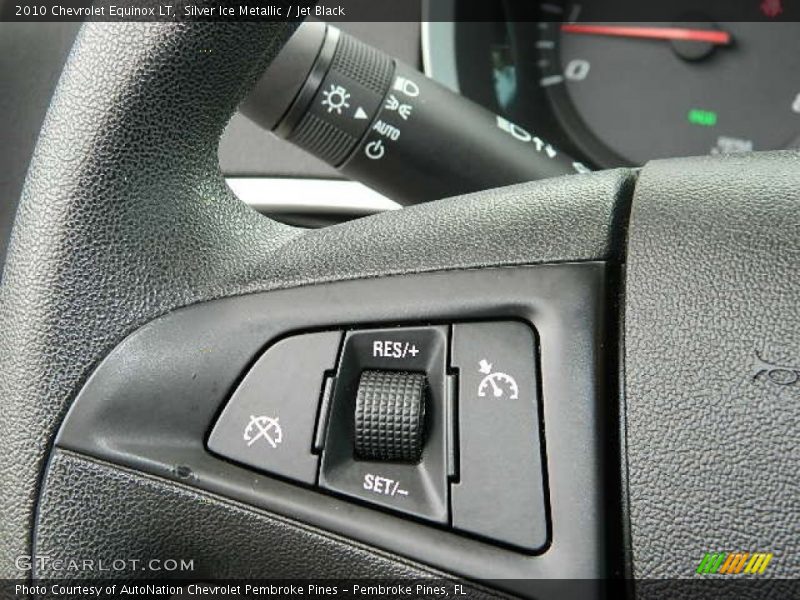 Silver Ice Metallic / Jet Black 2010 Chevrolet Equinox LT