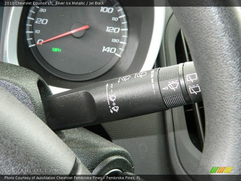 Silver Ice Metallic / Jet Black 2010 Chevrolet Equinox LT