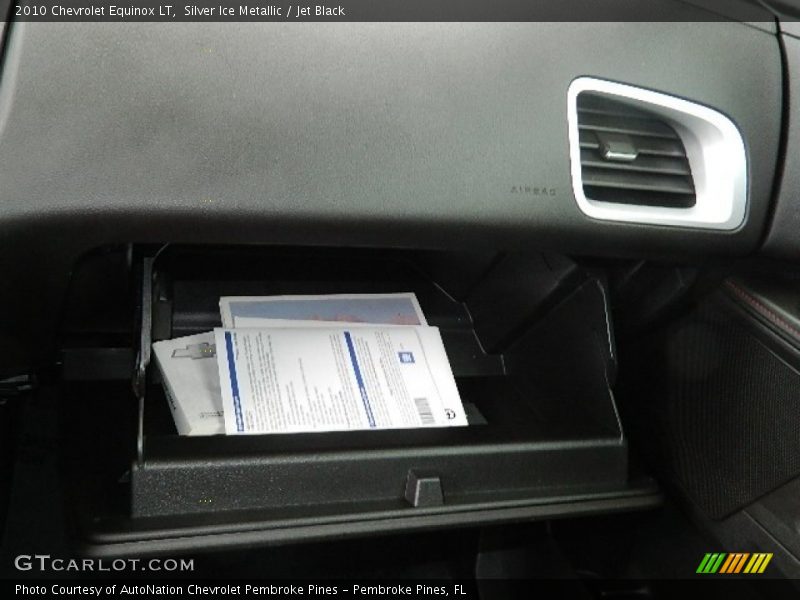 Silver Ice Metallic / Jet Black 2010 Chevrolet Equinox LT