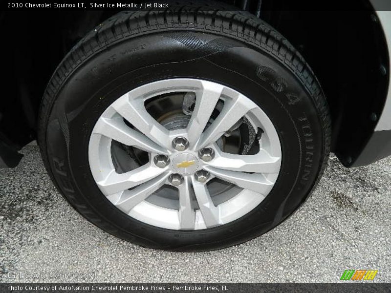 Silver Ice Metallic / Jet Black 2010 Chevrolet Equinox LT