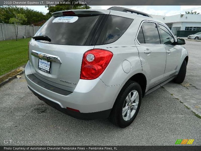 Silver Ice Metallic / Jet Black 2010 Chevrolet Equinox LT