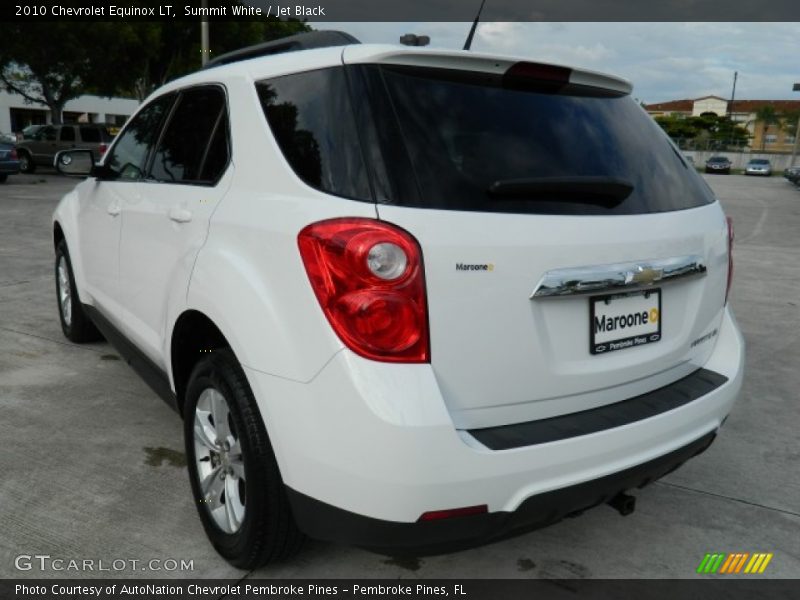 Summit White / Jet Black 2010 Chevrolet Equinox LT