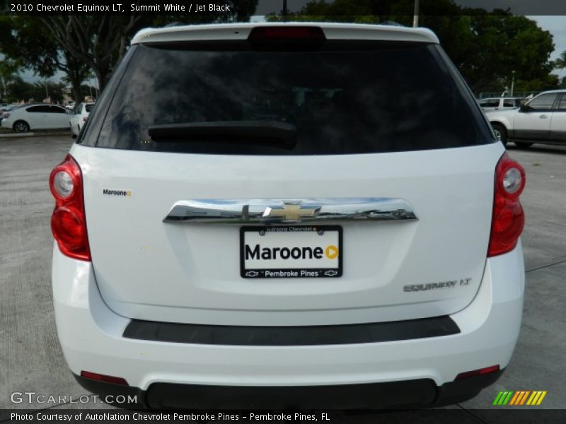 Summit White / Jet Black 2010 Chevrolet Equinox LT